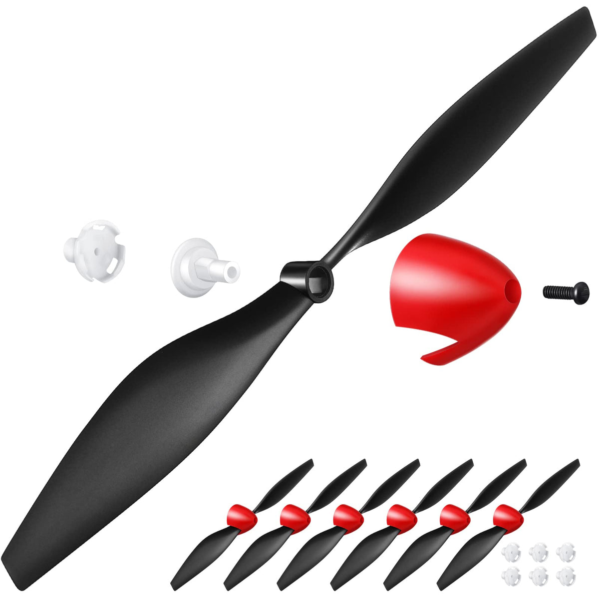 Riakrum spare propellers for TR-P51 enable quick replacements and smooth flight transitions.