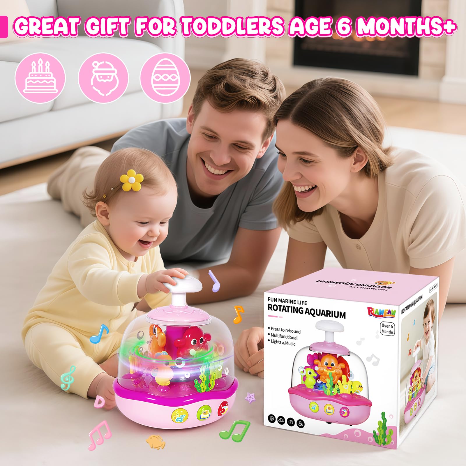 RIANEAN gift-ready packaging makes gifting easy for baby showers.