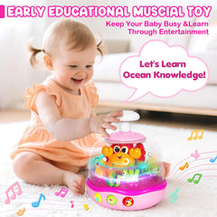 RIANEAN LED glow ocean creatures invite sensory play for infants.