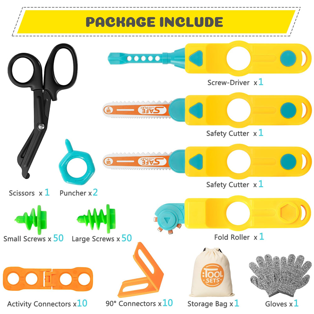 RIANEAN safety features with blade covers protect storage and playtime.