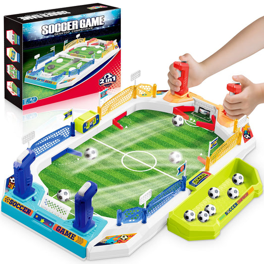 RIANEAN mini soccer board game box ready to unbox for family fun.