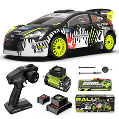 RIAARIO 1/10 RC car shell in transparent polycarbonate for visibility and protection.