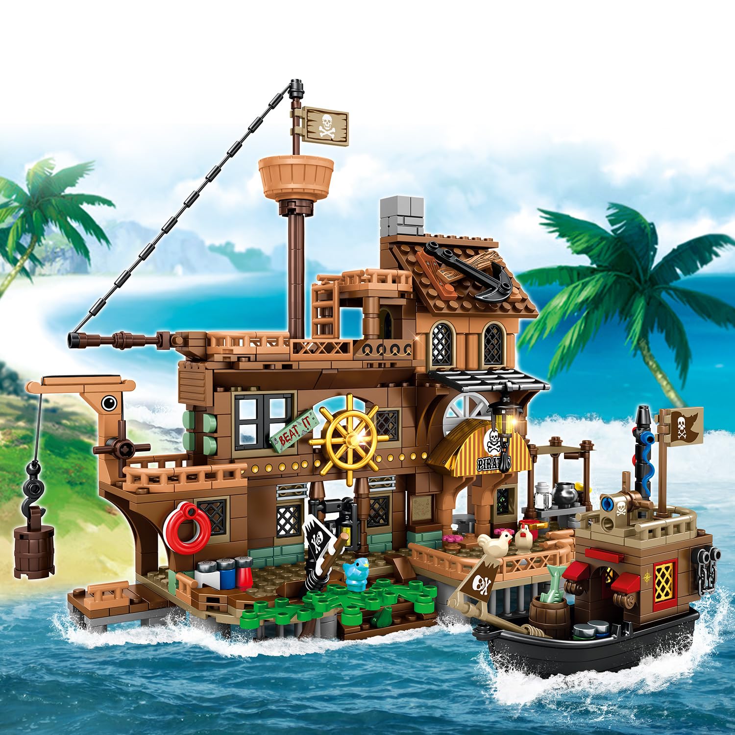 RiceBlock dock supply center enhances cooperative role-play and storytelling