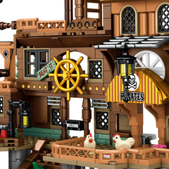 RiceBlock figures and animals encourage varied pirate-world scenarios