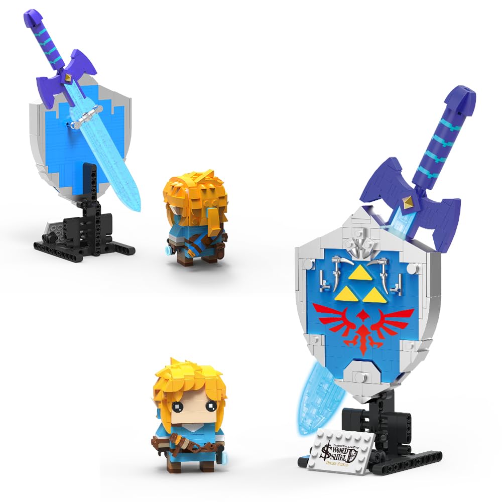 RiceBlock Link action figure ready for posing and display