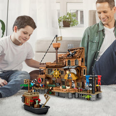 RiceBlock pirate ship details invite immersive adventures for young builders