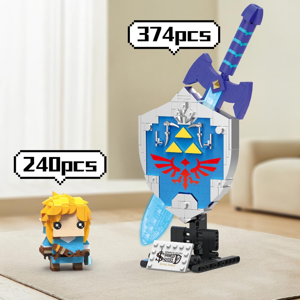 RiceBlock Shield stands 11 inches tall for eye-catching shelves