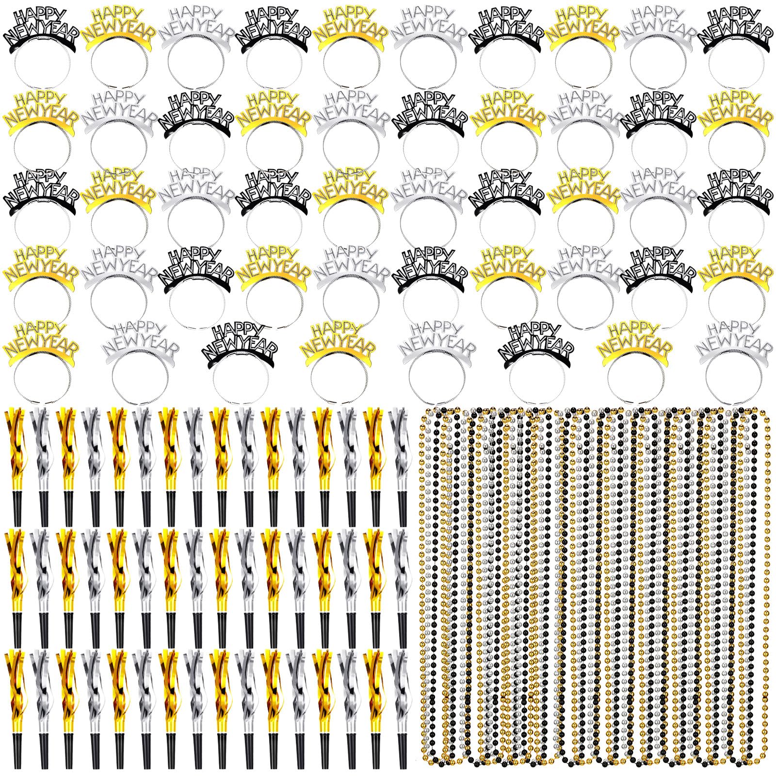 Riceshoot happy New Year headbands add festive sparkle for celebrations