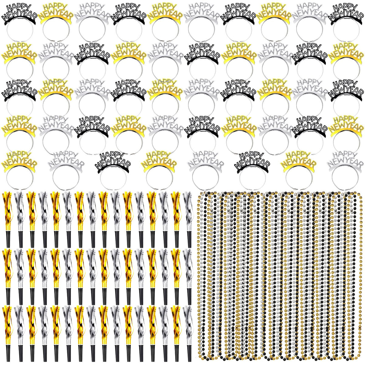 Riceshoot happy New Year headbands add festive sparkle for celebrations