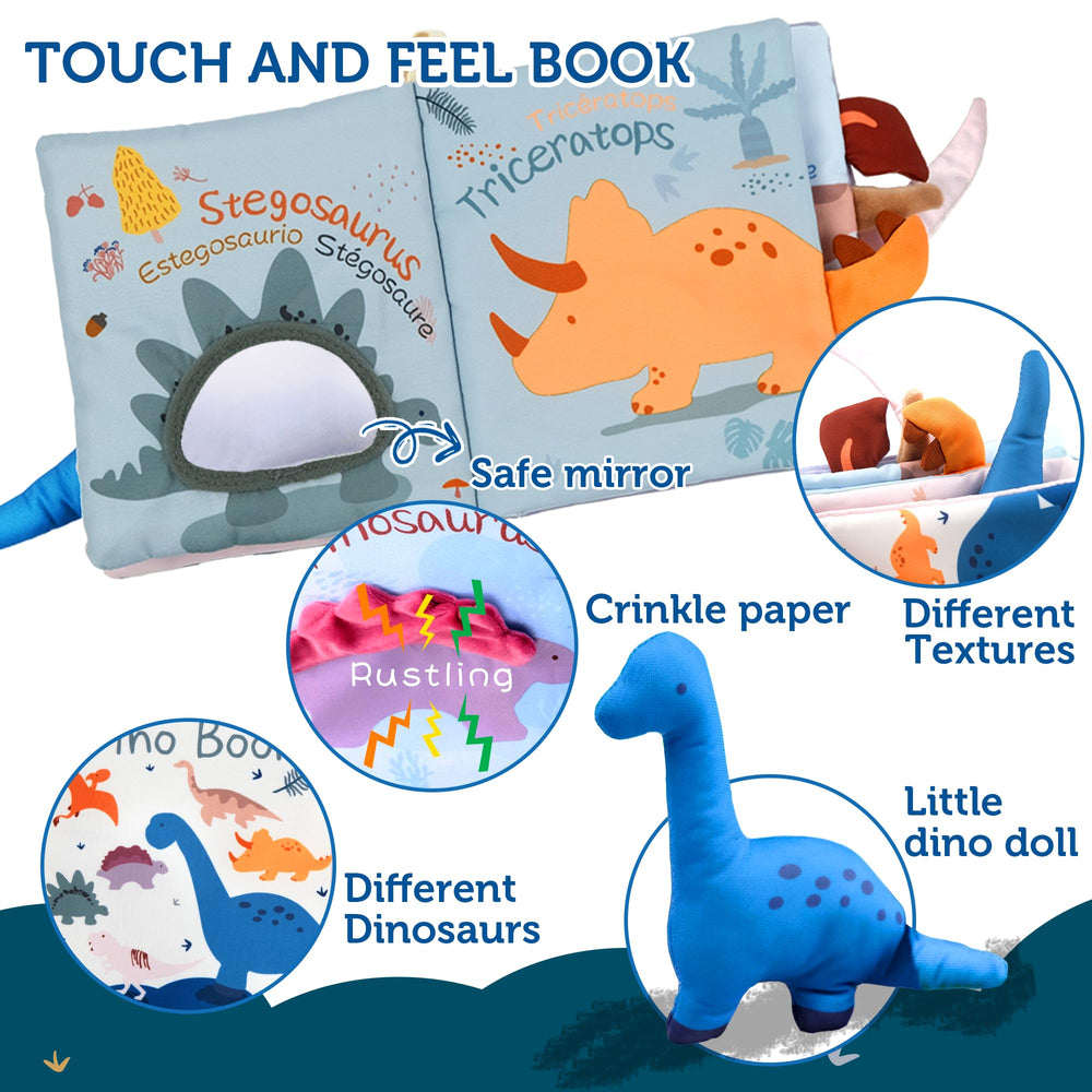 Richgv baby book featuring 3D tail textures for grabbing.