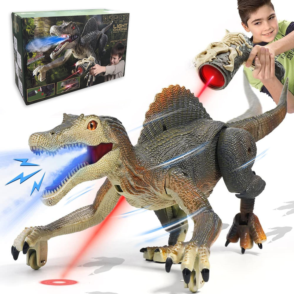 Richgv Spinosaurus toy glowing in the dark for immersive nighttime play