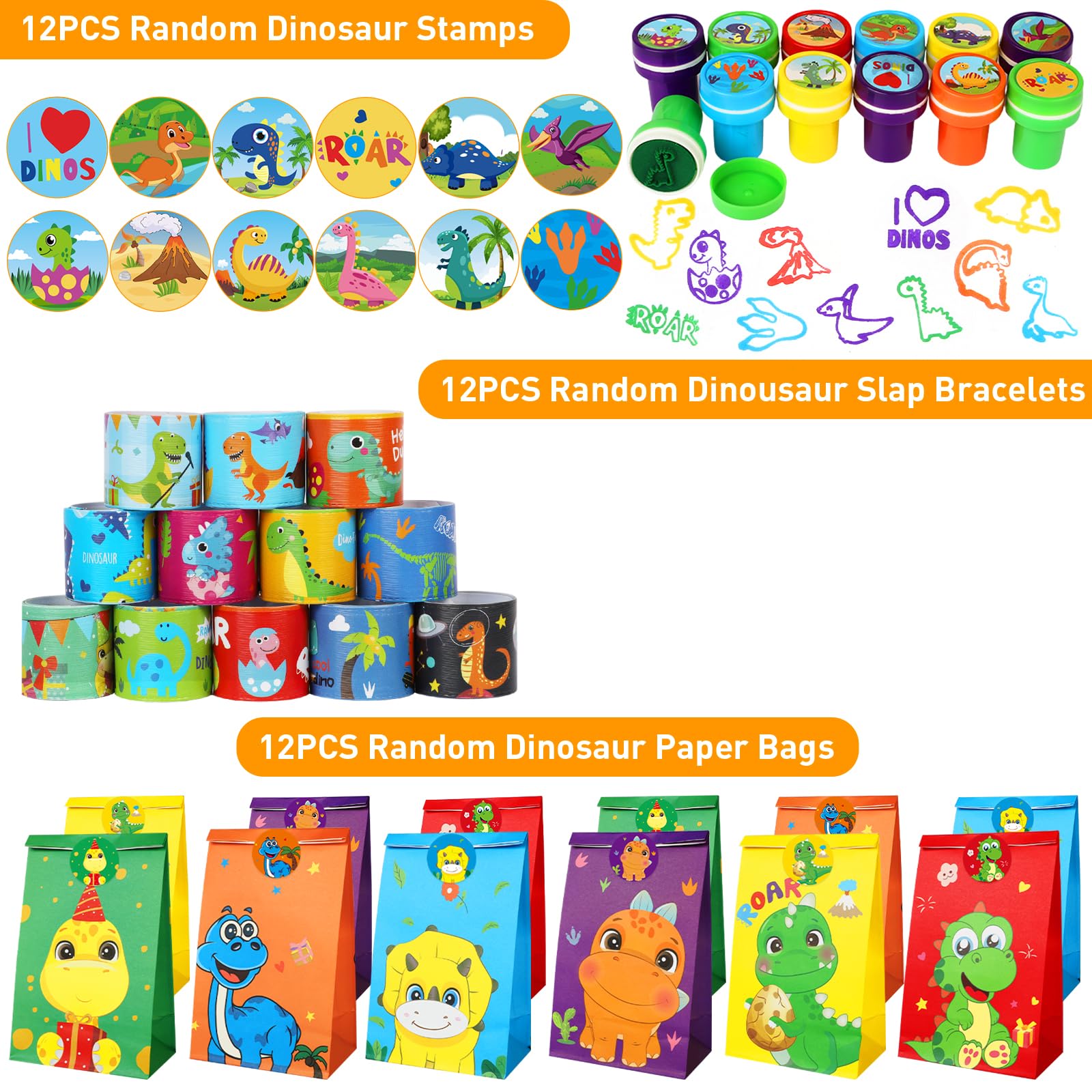 RichSmile dinosaur stamps inspire creative crafts and party keepsakes.