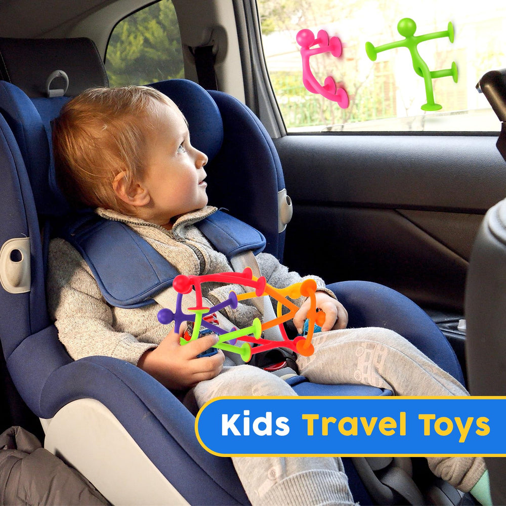 Richtim suction cup people toy BPA-free silicone highlights safe, durable material.