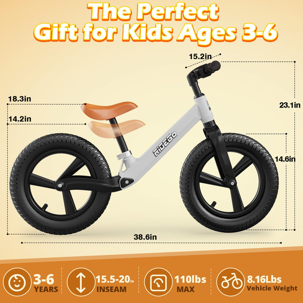 Ridego footrest provides stable resting for feet during balance practice.