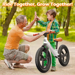 Ridego non-slip handlebars improve grip for better control.