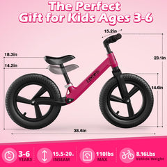 Ridego non-slip handlebars improve grip for secure steering.