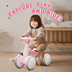 Ridego soft PU seat and non-slip handlebars for comfort
