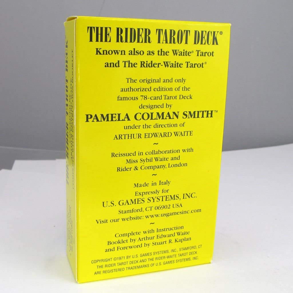 Rider-Waite sample card The Fool demonstrates approachable symbolism for study.