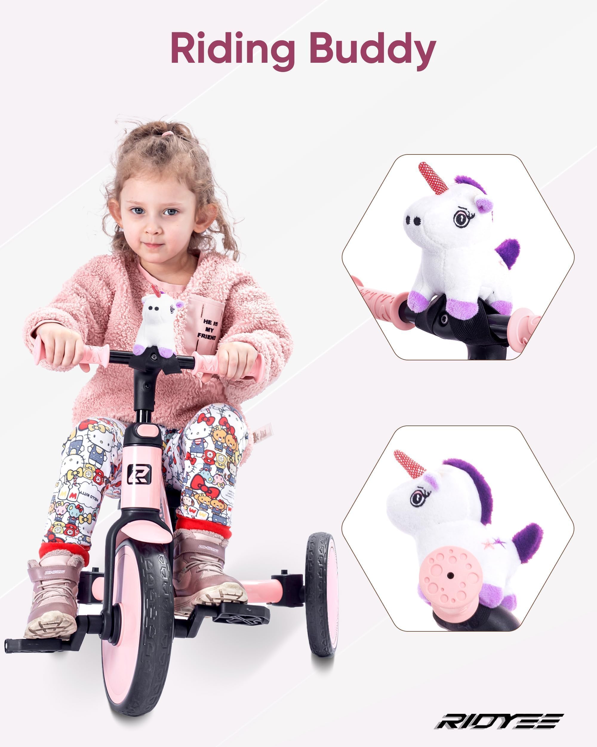 RIDYEE pedal storage under seat simplifies transitions between modes