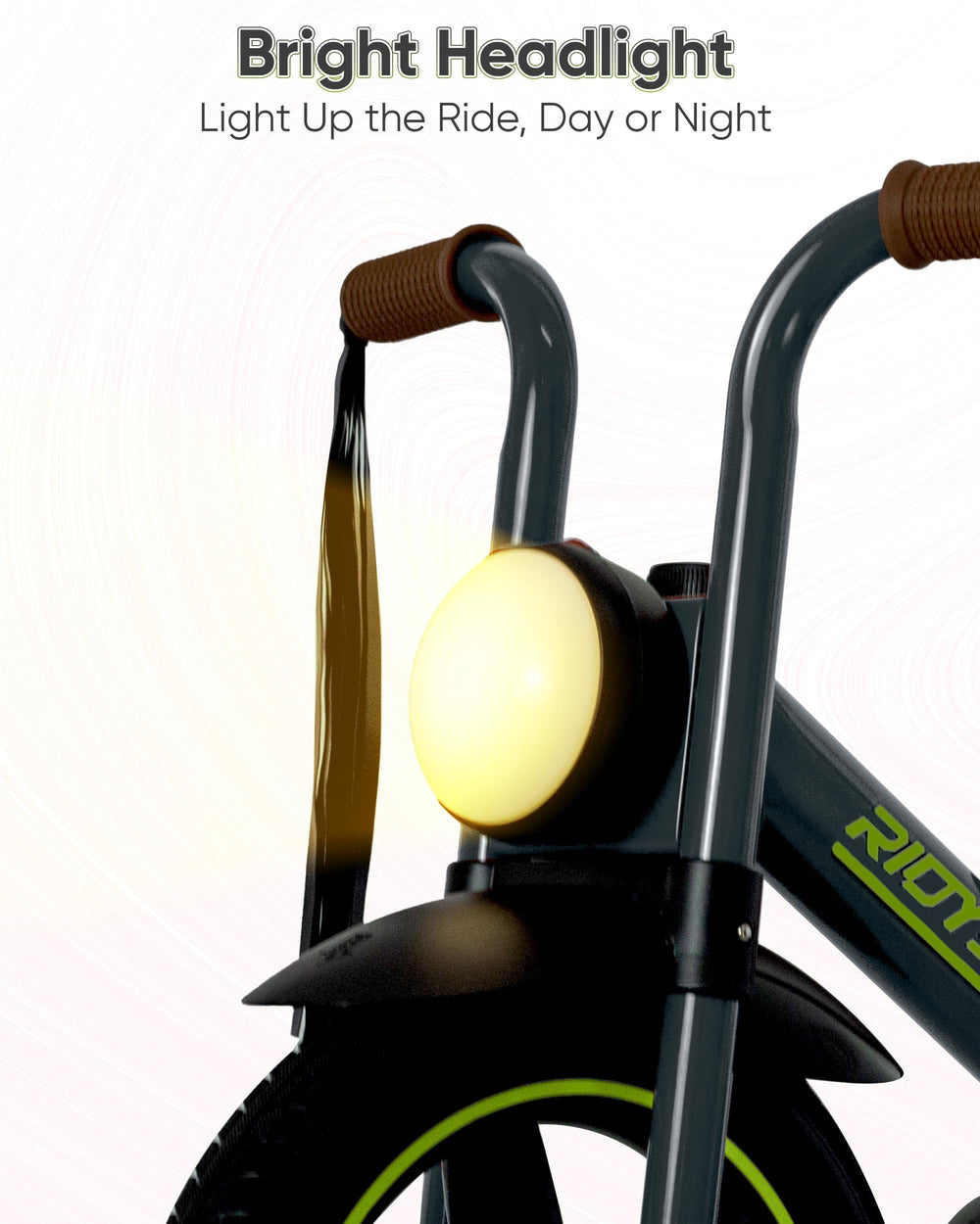 RIDYEE adjustable seat grows with your child for comfort.