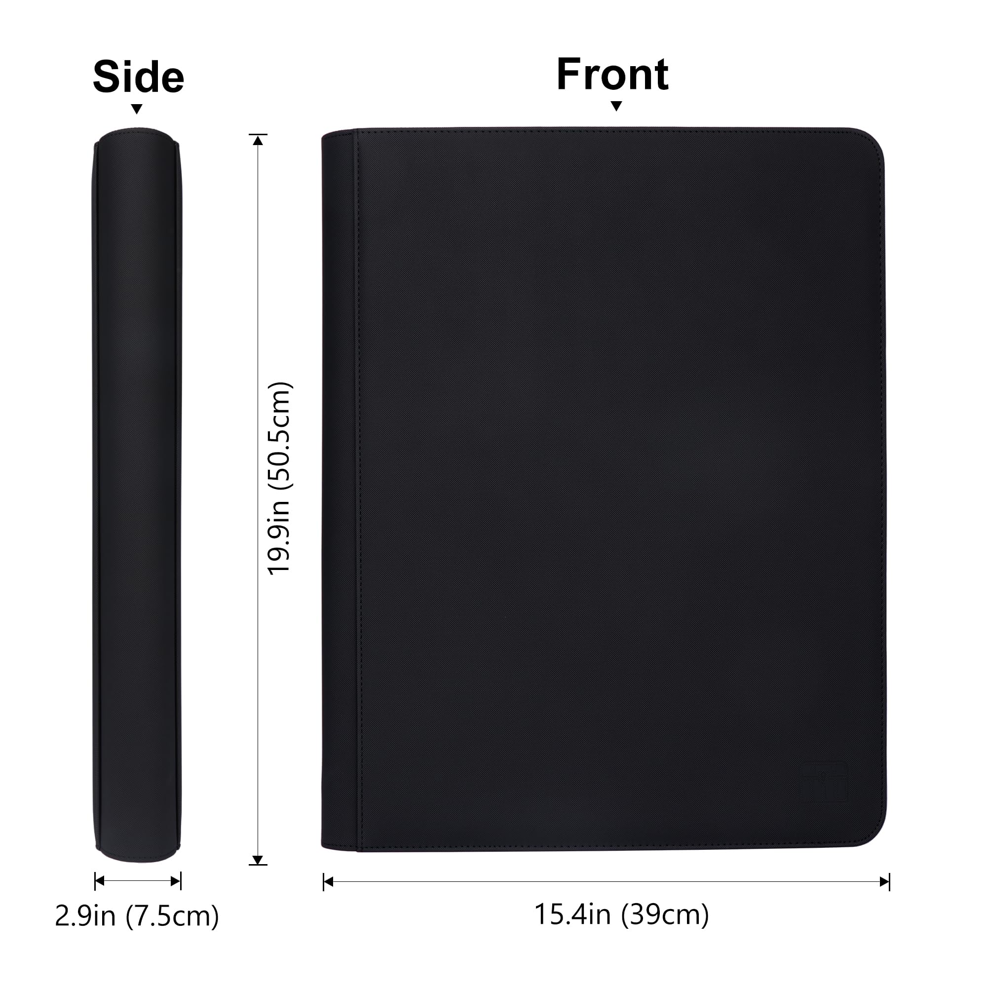 Rieton 4.5x3.3 inch pockets fit 3x4 top loaders