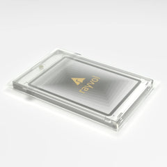 Rieton adhesive-strip seal keeps cards securely enclosed against dust and moisture