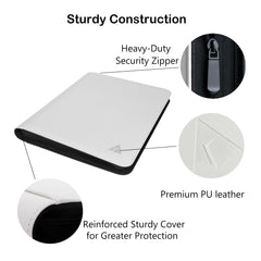 Rieton binder with padded front and rear covers for durability