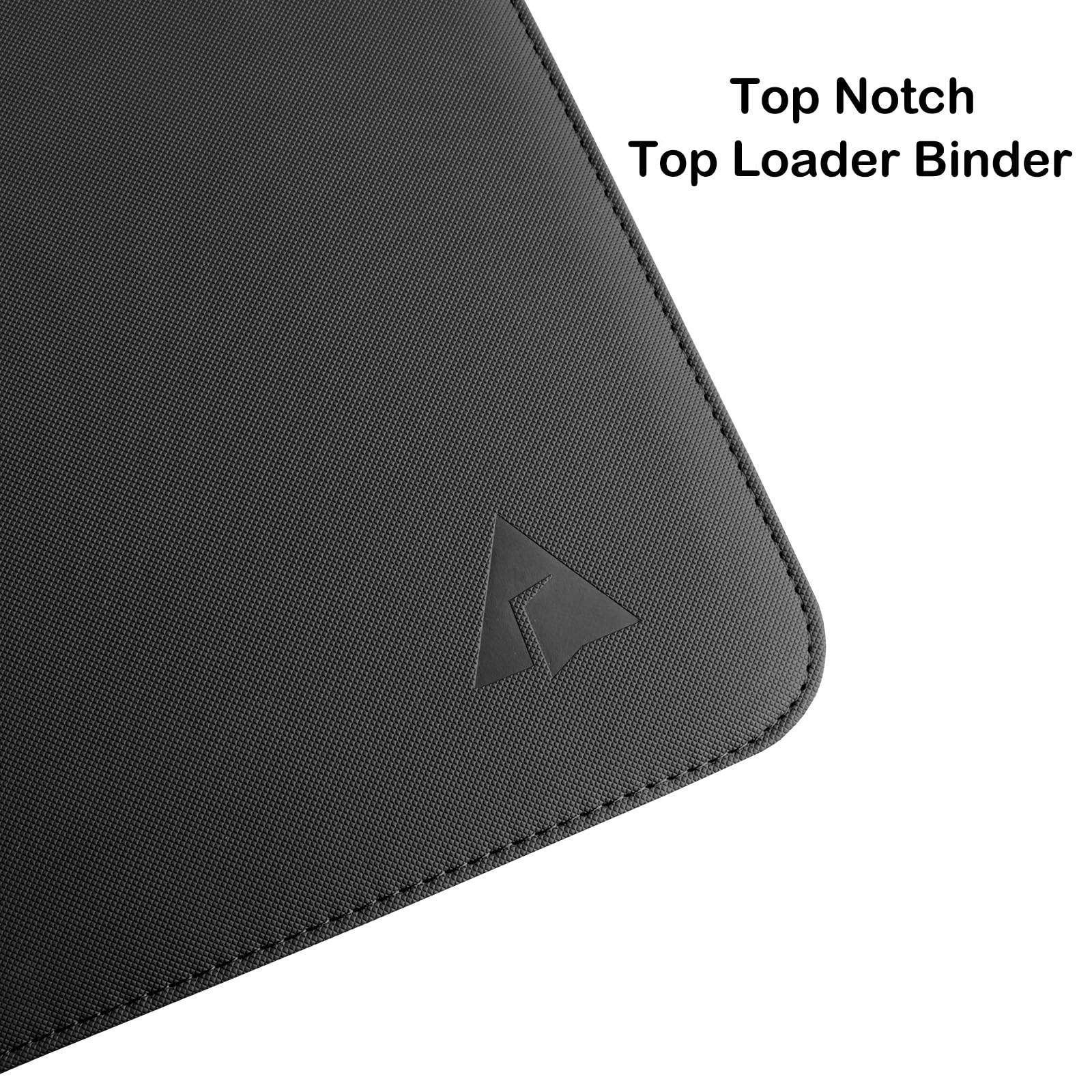Rieton binder with zipper closure keeps cards secure.