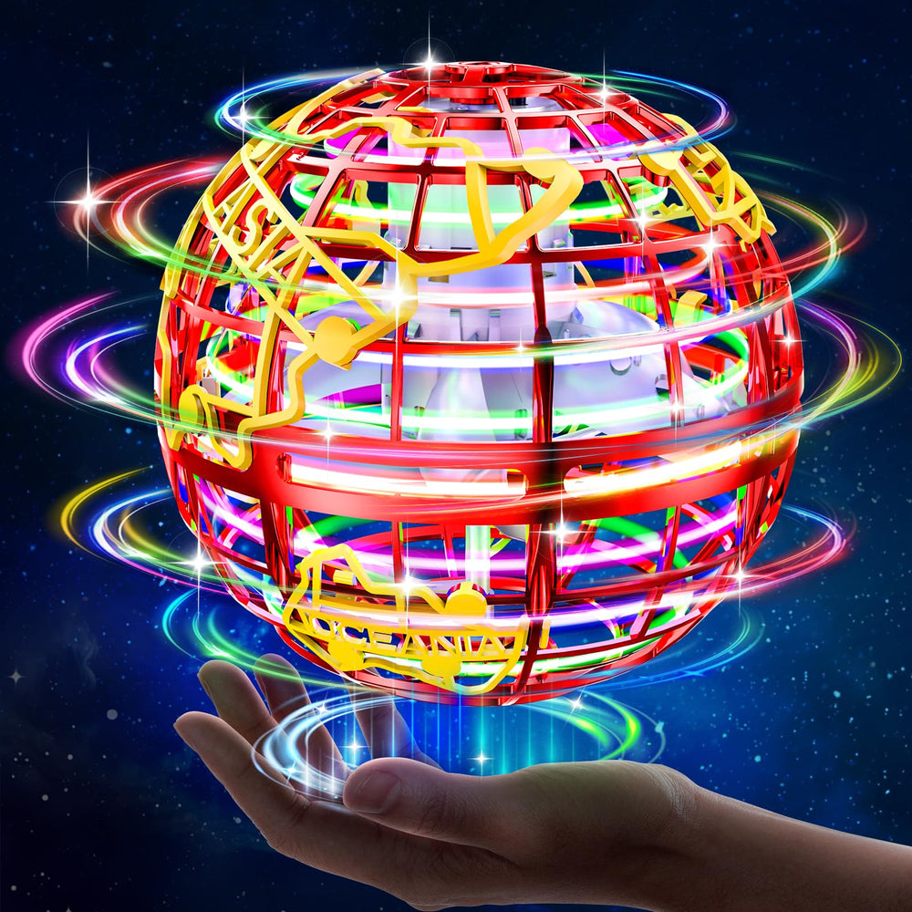 RIEYON Flying Orb Ball hover action demonstrates precise indoor control.