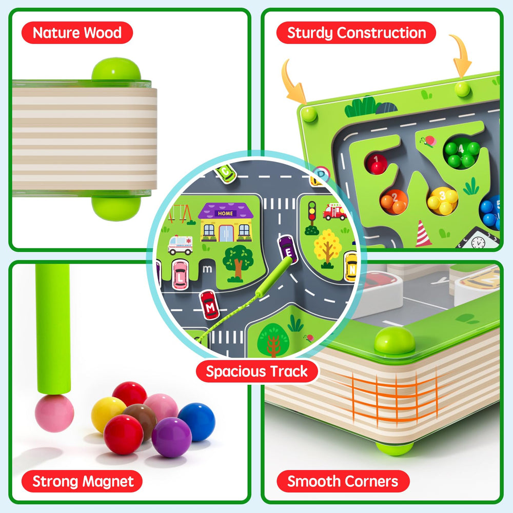 rifamee magnetic pen moving animals toward matching letters