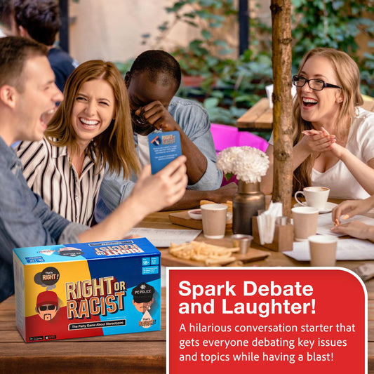 Right Or Racist gift for Secret Santa sparks humor and conversation.
