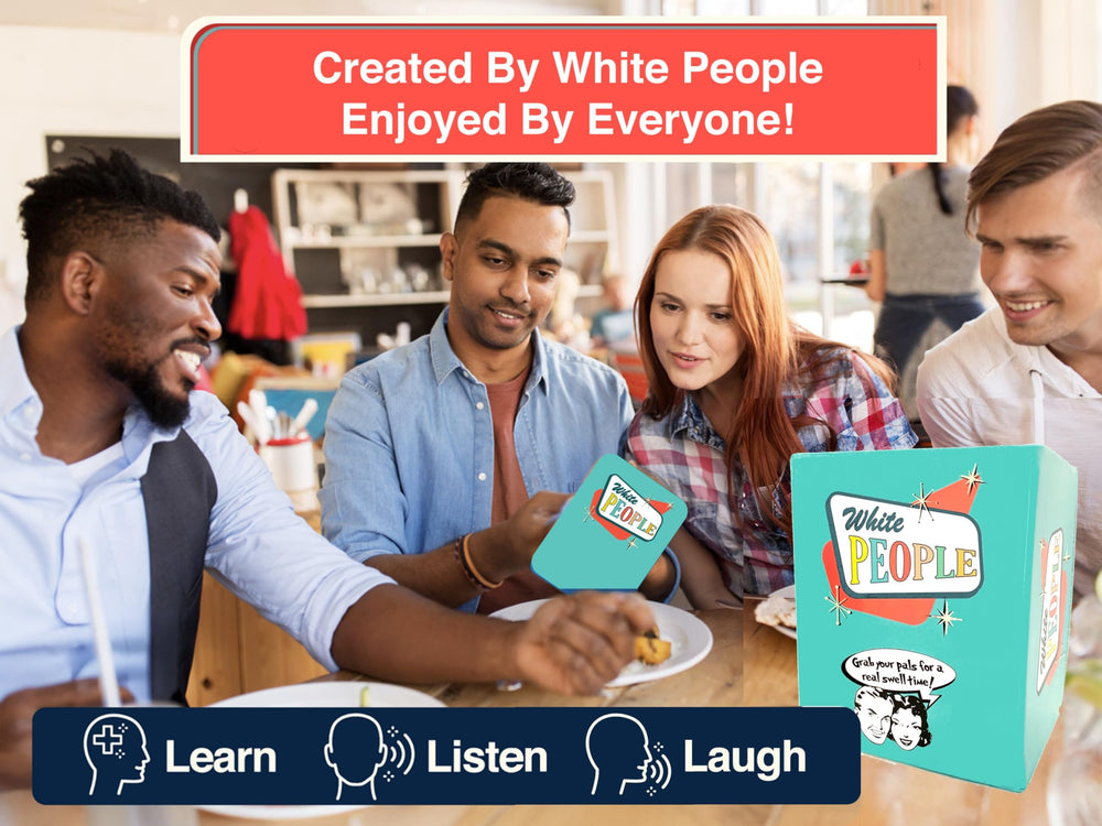 Right Or Racist White People The Game cards stack with quick prompts for groups.