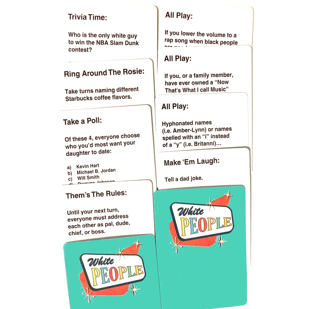 Right Or Racist White People The Game gift box adds playful holiday surprise.