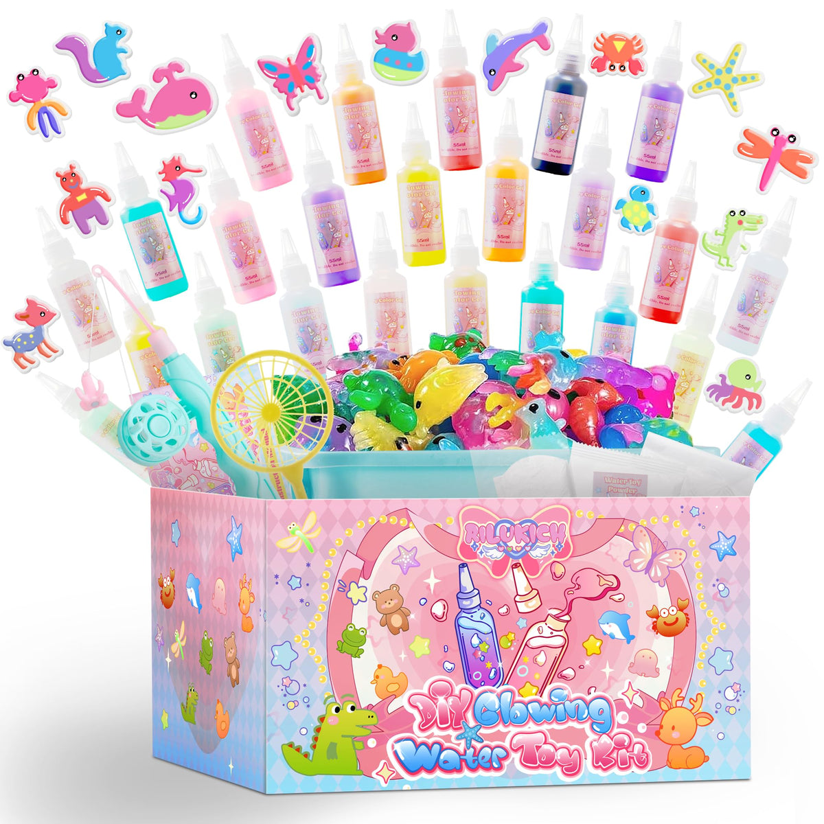 RILUKICH Magic Water Elf Kit packaging for beginner-friendly creative play