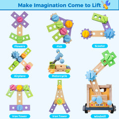 Rincalivestra kit with bright colors designed to engage boys and girls in play.