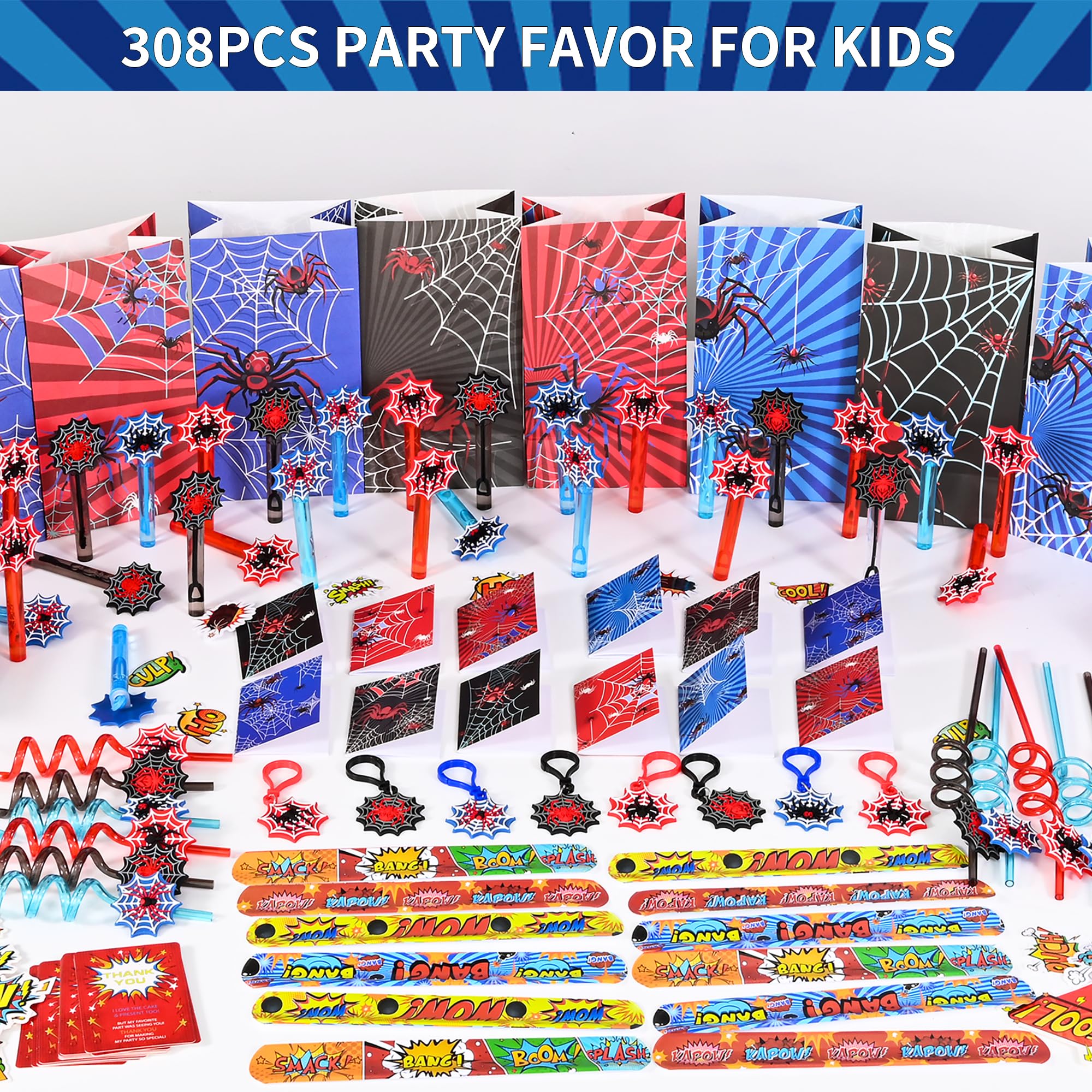 Rinfoeti spider-theme cake toppers add instant party decor