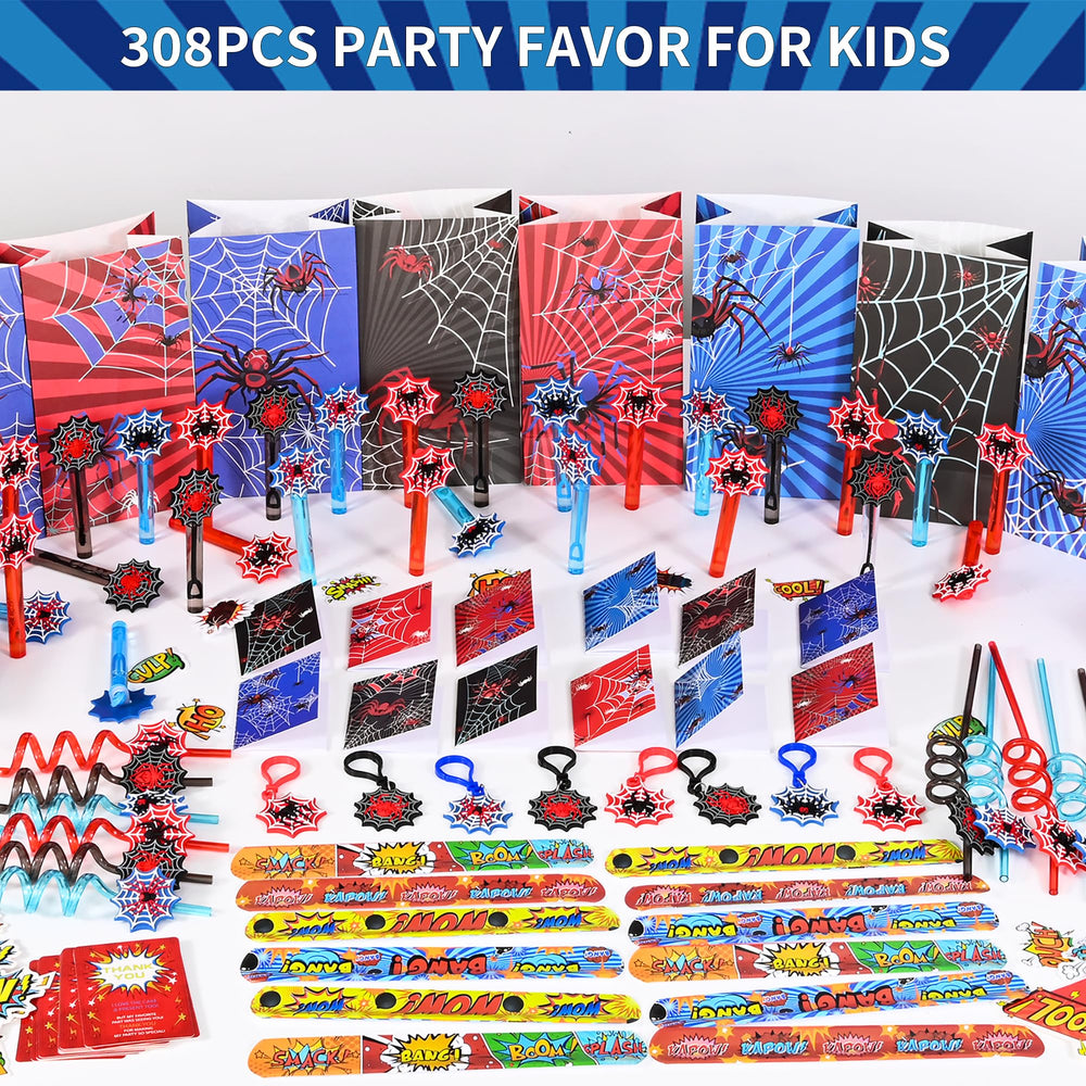 Rinfoeti spider-theme cake toppers add instant party decor