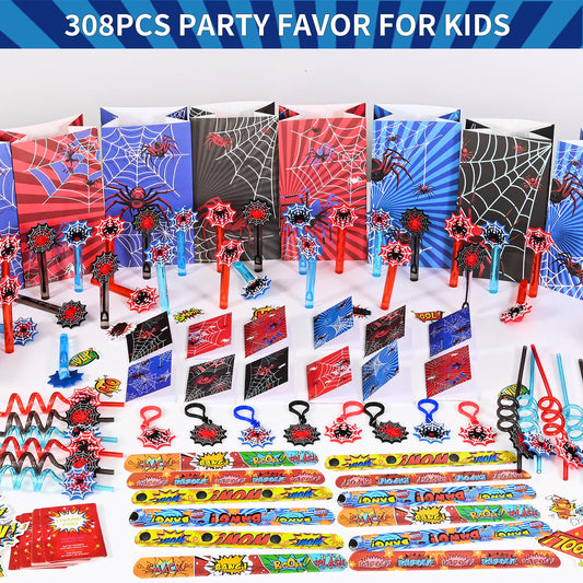 Rinfoeti spider-theme cake toppers add instant party decor