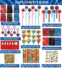 Rinfoeti spider-theme thank-you cards simplify post-party notes