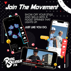 RingSlingr up to 10 hours battery life keeps entertainment going.