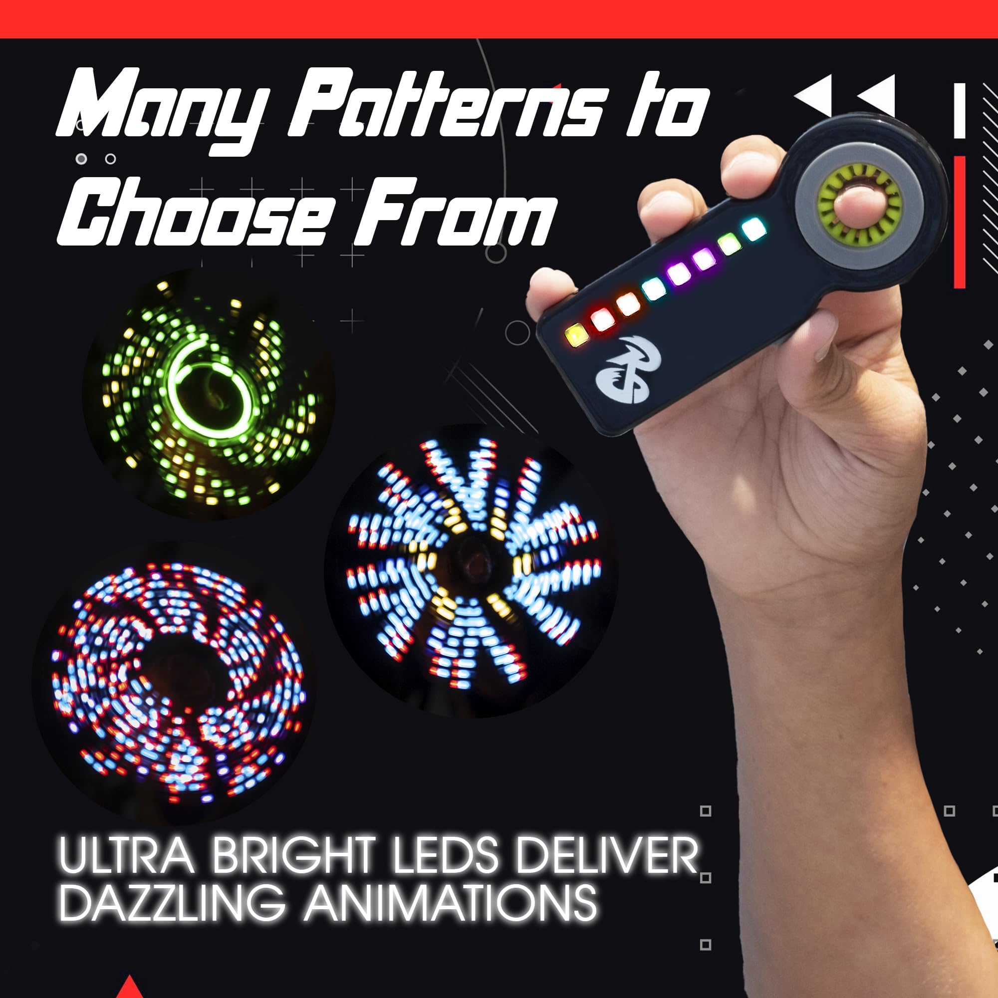 RingSlingr glow in the dark effect enhances late night gatherings.
