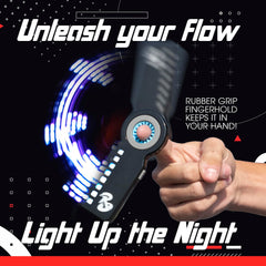 RingSlingr LED modes dynamic patterns showcase performance during events.