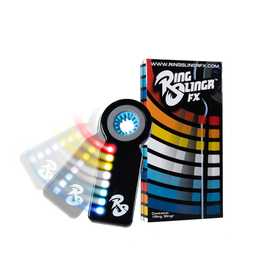 Ringslingr light up spinner with LED modes for party displays.