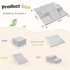 Rinnebbit blocks use Velcro joints to stay stable on any floor