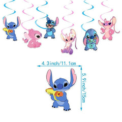 RINSUNCA Stitch cake topper finishes cupcakes with character.