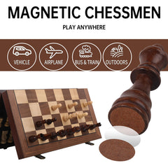 Rinten premium chess set board close up with smooth finish and clear squares.