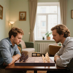 Rinten premium chess set on a table for home or office play.