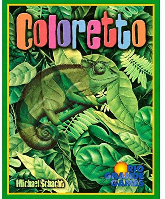 Rio Grande Games Coloretto table play scene highlighting quick, social card drafting
