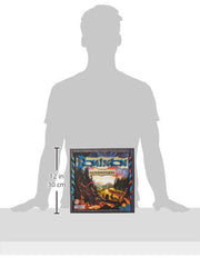 Rio Grande Games Dominion Adventures Game Gold tabletop scene ready for quick setup.