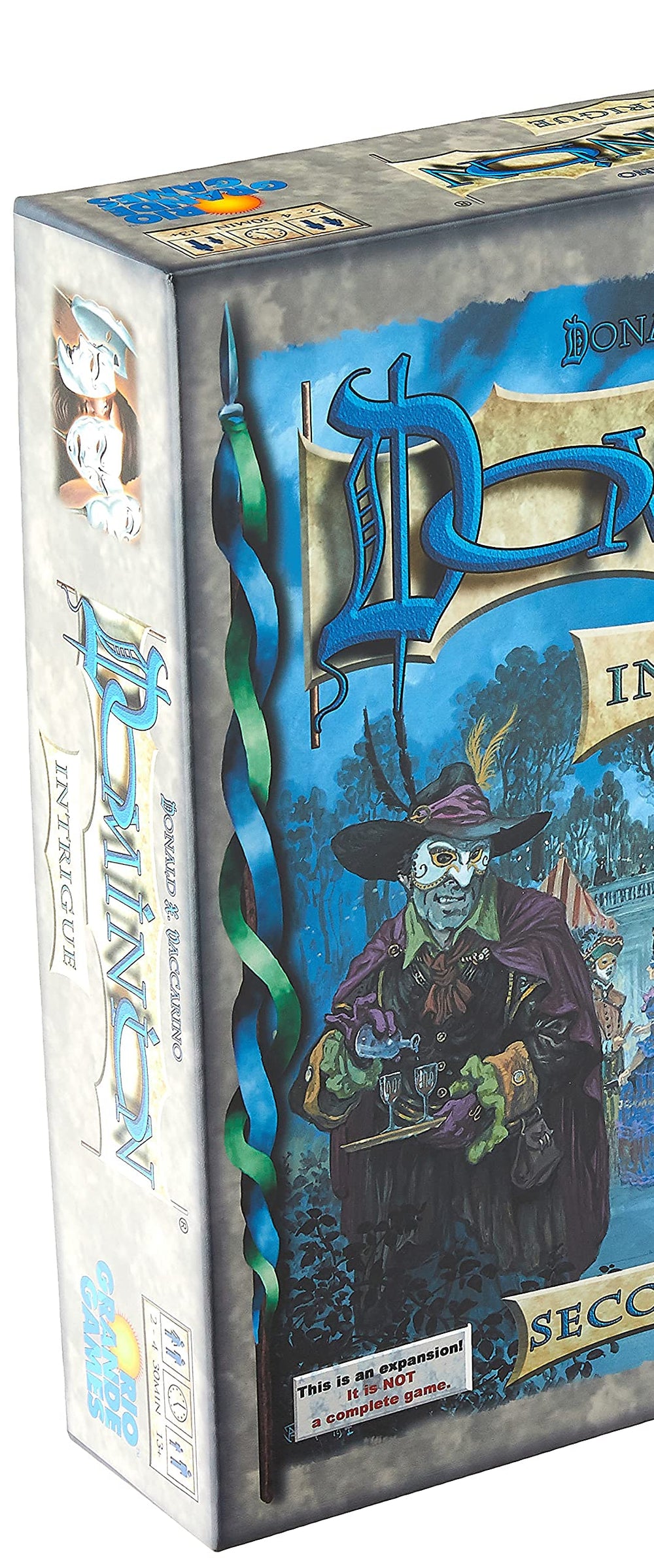 Rio Grande Games Dominion Intrigue 2nd Edition kingdom cards collection highlights interactive strategies and varying combos.